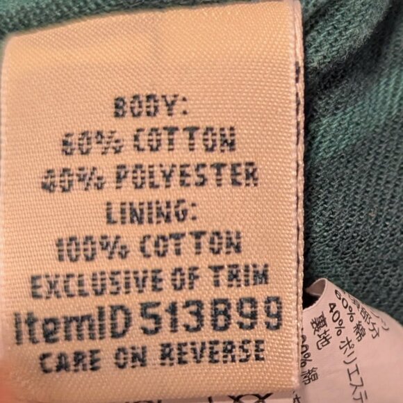 L.L. Bean L.L.Bean 1912 Sweatshirt, Flannel-Lined Hoodie (Green) - Picture 10 of 16